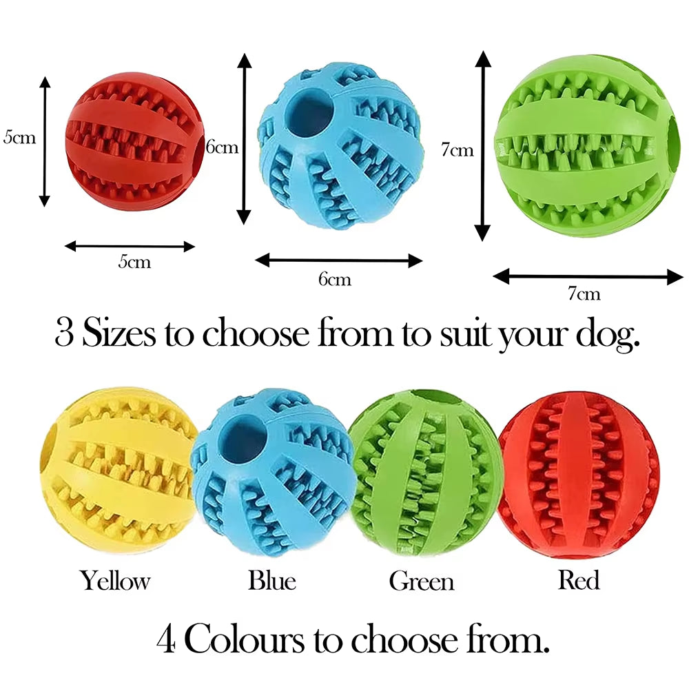 Toys for Dogs Rubber Dog Ball for Puppy Funny Dog Toys for Pet Puppies Large Dogs Tooth Cleaning Snack Ball Toy for Pet Products