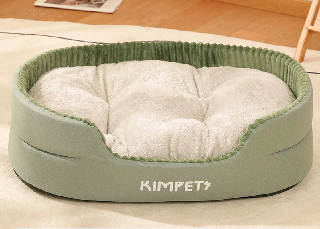 Thickening Warm Pet Cat Bed Removable Washable Cat Baskets Cushion Mat Square Plush Kennel for Small Medium Dog Sofa Beds