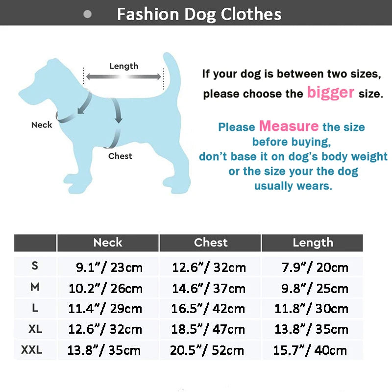 Waterproof Warm Dog Clothes for Small Medium Dogs Coat Puppy Outfit Vest Chihuahua French Bulldog Pug Costume Jacket Pet Supplie