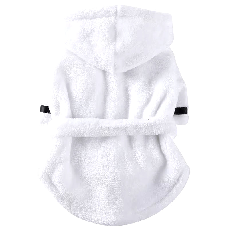 Pet Dog Bathrobe Dog Pajamas Sleeping Clothes Soft Pet Bath Drying Towel Clothes for for Puppy Dogs Cats Pet Accessories